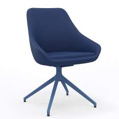 Konferenzsessel blau Konferenzstuhl Lounge Stuhl Konferenzstühle Büro Viasit Calys