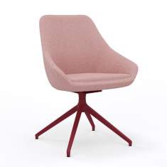 Konferenzsessel rosa Konferenzstuhl Lounge Stuhl Konferenzstühle Büro Viasit Calys