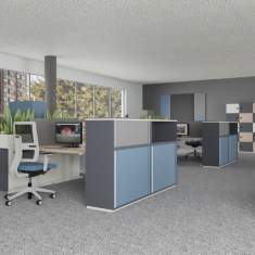 Büroeinrichtung Büro Schrank Raumteiler Holz, Sitzmöbel, Rolladen, Büroschrank, CEKA, CombiNeo Modularsystem