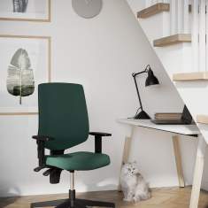 Büro Drehstuhl grün Bürostühle mit Armlehnen Drehstühle SOHOS by Nowy Styl Nexter