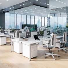 Team-Tische Büro flexible Büromöbel Team-Tisch  Nowy Styl, SQart Workstation