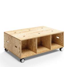 modulare Sitzelemente Holz Sitzmöbel König + Neurath Cubix