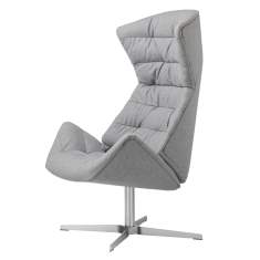 Loungemöbel grau exklusiv Stoff Büro Lounge Sessel, Thonet, 808