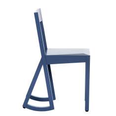 Besucherstuhl blau Besucherstühle Holz Cafeteria Stuhl Konferenzstuhl Schaukelstuhl NC Nordic Care Tilt