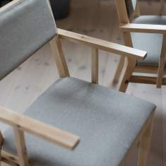 Besucherstuhl Holz Besucherstühle grau Cafeteria Stuhl NC Nordic Care Rare