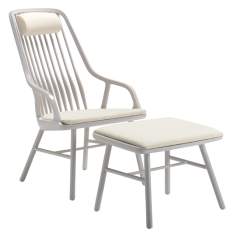 Loungestuhl weiss Sessel NC Nordic Care Sture