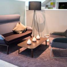 Clubsessel Leder Loungemöbel Büro Loungesessel Design, Brunner, crona lounge