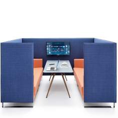 Sofa blau Lounge Box akustik profim, Vancouver Lite - Sofa