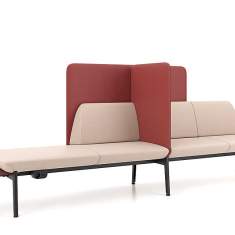Softseating-Programme modulares Baukastenprinzip Lounge Sitzmöbel Sofas Bänke Kusch+Co Genaya