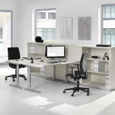 höhenverstellbarer Schreibtisch Büromöbel Holz Schreibtische Middel, c7-System
höheneinstellbare Arbeitsplätze