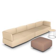 Modulare Sofas beige Sofa Lounge Sedus se:living Sofa
