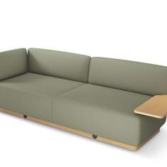 Modulare Sofas grün Sofa Lounge Sedus se:living Sofa