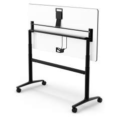 Staffeltisch mit Rollen Staffeltische höhenverstellbar Konferenztisch Brunner lift active
hochklappbare Tischplatte