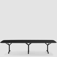 Konferenztisch schwarz Konferenztische Aluminium Bene FILO Table