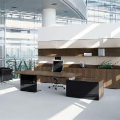 Sideboard Büro Büroschrank Holz Bene P2 Storage