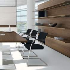 Konferenztisch Holz Konferenztische Büro Besprechungstisch Bene P2 Meeting
rechteckige Tischplatte