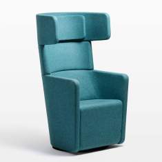 Bene Sessel Büro Clubsessel Design Loungesessel türkis Loungemöbel Set Bene PARCS Wing Chair