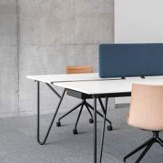 Design Schreibtisch weiß Arbeitstisch Büro Designer Schreibtische Team-Tische Workplace system Bene STUDIO Workbench
