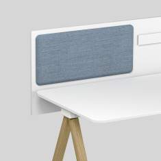 Schreibtisch Sichtschutz Tischtrennwand Schreibtischaufsatz akustik Bene T-Panel Multi