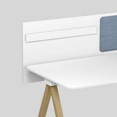 Schreibtisch Sichtschutz Tischtrennwand Schreibtischaufsatz akustik Bene T-Panel Multi
