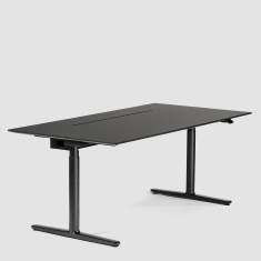 Höhenverstellbarer Schreibtisch elektrisch ergonomische Schreibtische schwarz Bene LEVEL LIFT PRO