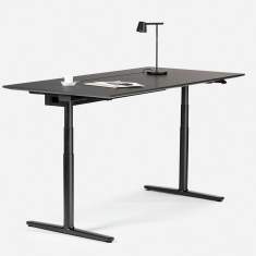 Höhenverstellbarer Schreibtisch elektrisch ergonomische Schreibtische schwarz Bene LEVEL LIFT PRO