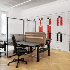 Höhenverstellbarer Schreibtisch elektrisch ergonomische Schreibtische für 2 Leute Bene LEVEL LIFT TWIN
höhenverstellbar
Doppelarbeitsplatz