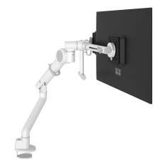 Monitorarm Aluminium Monitorhalterung weiss Monitor-Befestigung Dataflex Viewgo pro Monitorarm HD - Schreibtisch 840
mit Tischklemmhalterung