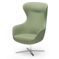 Loungesessel grün Sessel 4-Stern Ohrensessel Rosconi Objektmöbel - lounge 620