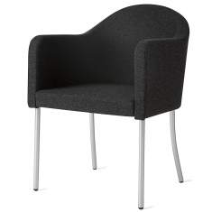 Sessel schwarz Loungesessel Büro Loungemöbel, Skandiform, Lui