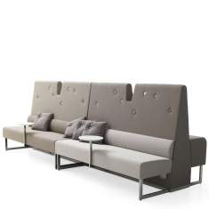 Möbel für Warte und Empfangsbereiche | Modulare Sitzgruppen, Materia, Le Mur