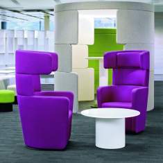 Bene Sessel Büro Clubsessel Design Loungesessel Loungemöbel Set, Bene, PARCS Wing Chair