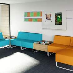 Möbel für Warte und Empfangsbereiche | Loungesofa, Mayr Schulmöbel, Sofasystem RELAX