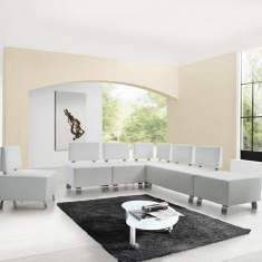 Möbel für Warte und Empfangsbereiche | Modulare Sitzelemente, sedda, Trendsedda-Modell ELEMENTS