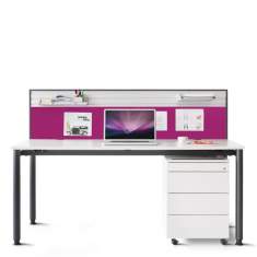 Schreibtisch Büromöbel Schreibtische Arbeitstisch Büro Wiesner-Hager, AGILOS+
rechteckige Tischplatte