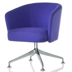 Loungesessel violett Büro Clubsessel Design Loungemöbel Orangebox hy
