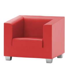 Loungesessel rot Büro Clubsessel Design Loungemöbel, SMV Sitz- & Objektmöbel, CLINC