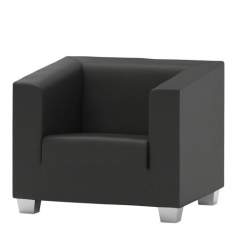 Loungesessel schwarz Büro Clubsessel Design Loungemöbel, SMV Sitz- & Objektmöbel, CLINC