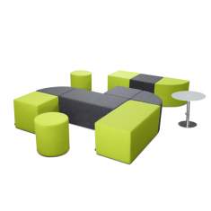 Möbel für Warte und Empfangsbereiche | Hocker | Modulare Sitzelemente, SMV Sitz- & Objektmöbel, CUBE