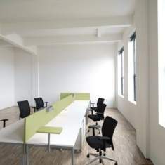 Großer Schreibtisch weiß | Büro Schreibtische weiß | Büromöbel weiß, Intersit, A3 on-line