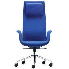 Chefstuhl, blau, hoher Rücken | Bürodrehstuhl, MARTINSTOLL, fenix