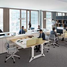 Schreibtisch Büro Schreibtische Büromöbel Arbeitstisch Sideboard Büro, Planmöbel, unit