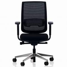 Steelcase Bürostuhl schwarz Bürodrehstuhl ergonomisch, Steelcase, Reply Air