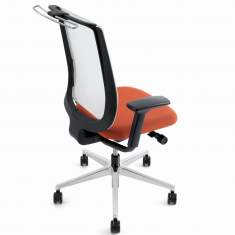 Steelcase Bürostuhl orange Bürodrehstuhl ergonomisch, Steelcase, Reply Air