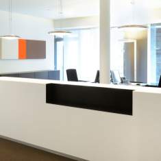 Moderne Bürogestaltung, Moderne Büroeinrichtung, Projekt VR Bank Niebüll & Bredstedt