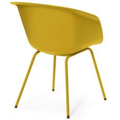 Besucherstuhl gelb Besucherstühle Konferenzstuhl Konferenzstühle Kunststoff Kantinen Stuhl Sedus on spot