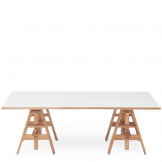 Weißer Schreibtisch Holz | moderne Büro Schreibtische weiße Tischplatte | weiße Büromöbel, Zanotta, Leonardo