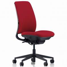 Bürostühle ohne Armlehnen Schreibtischstühle rot, Steelcase, Amia