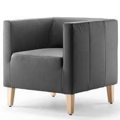 Lounge Sessel grau Büro Loungemöbel , rosconi, Objektmöbel - Ultimo Sessel