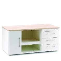 Bürocontainer abschließbar Bürokorpus Holz, fm Büromöbel, Systemcontainer